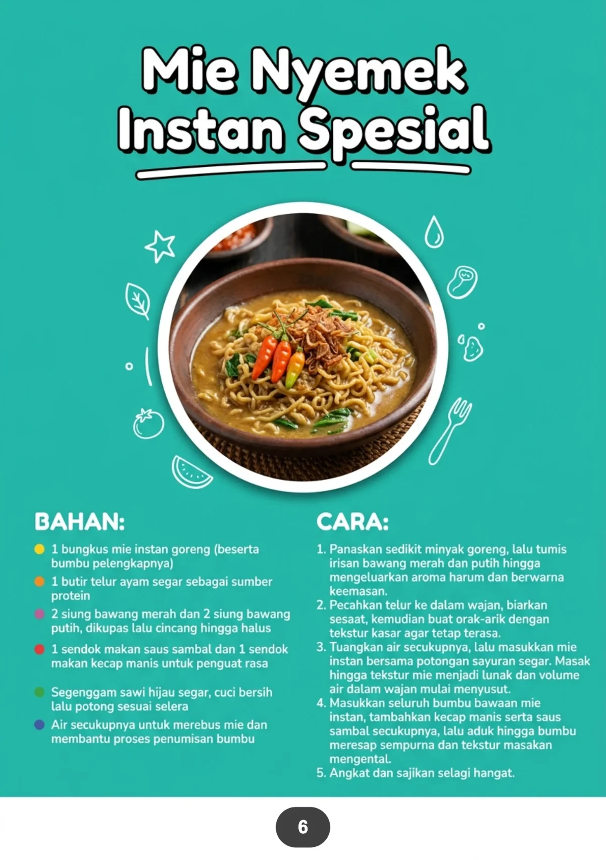 RESEP MAKAN MALAM SAT SET - Sajian Cepat Setelah Pulang Kerja preview 4