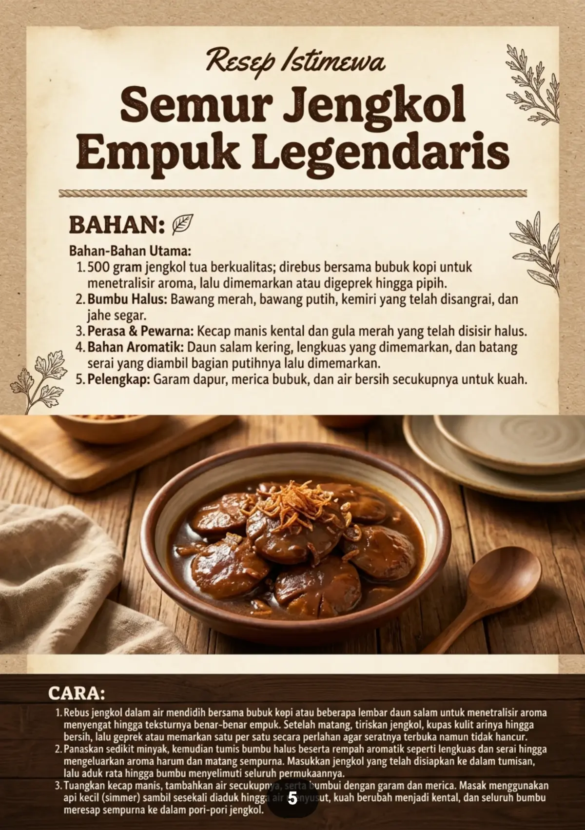 RESEP MASAKAN WARTEG LEGENDARIS - Cita Rasa Rumahan Sepanjang Masa preview 4
