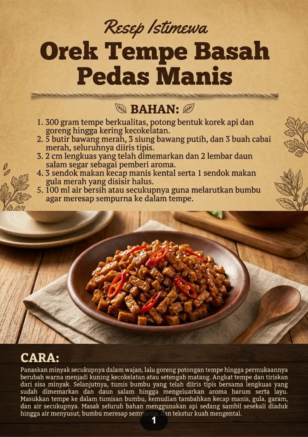 RESEP MASAKAN WARTEG LEGENDARIS - Cita Rasa Rumahan Sepanjang Masa preview 1