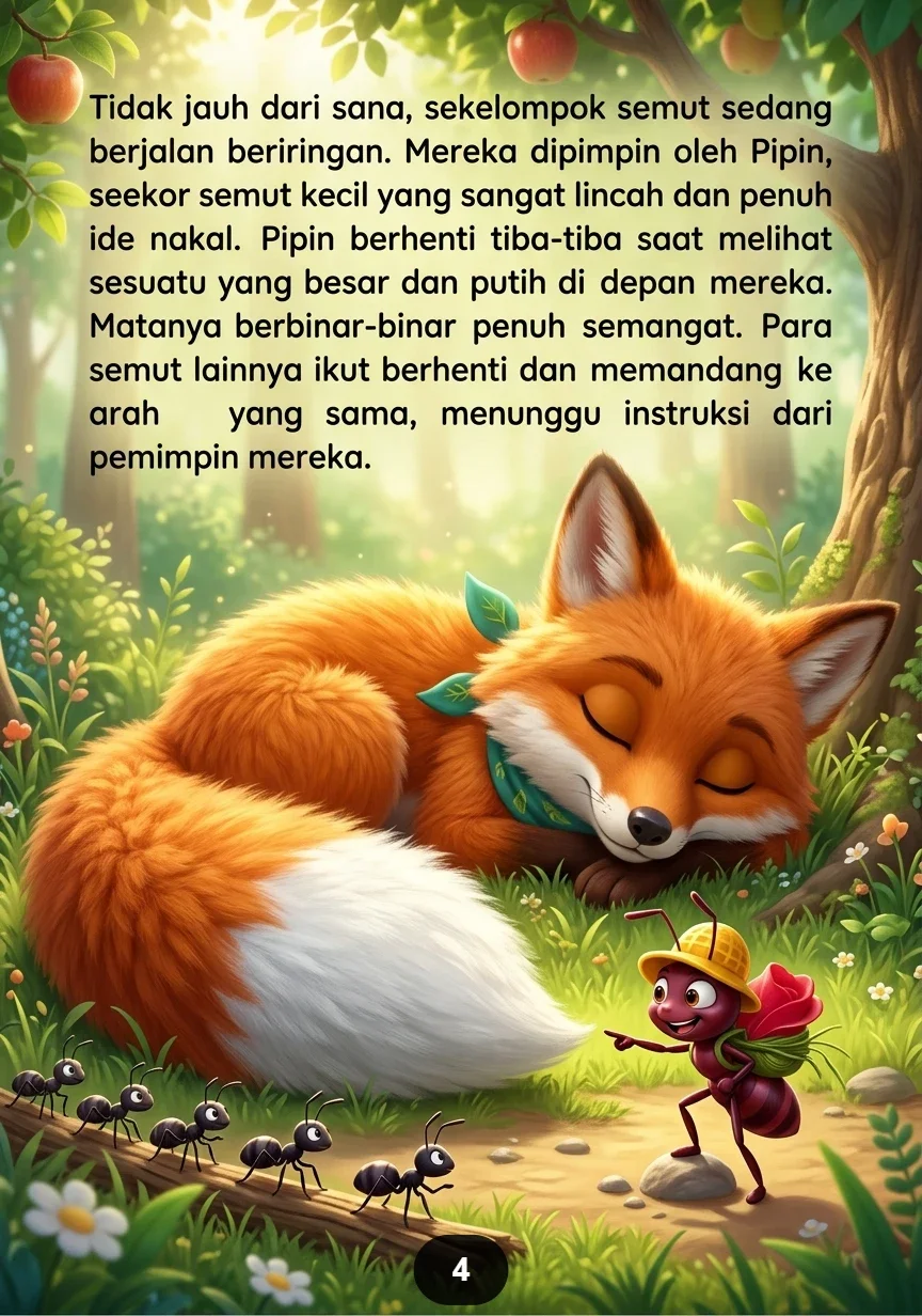 RUBAH DAN SEMUT NAKAL Tidur Siang Berakhir Sangat Kacau preview 1