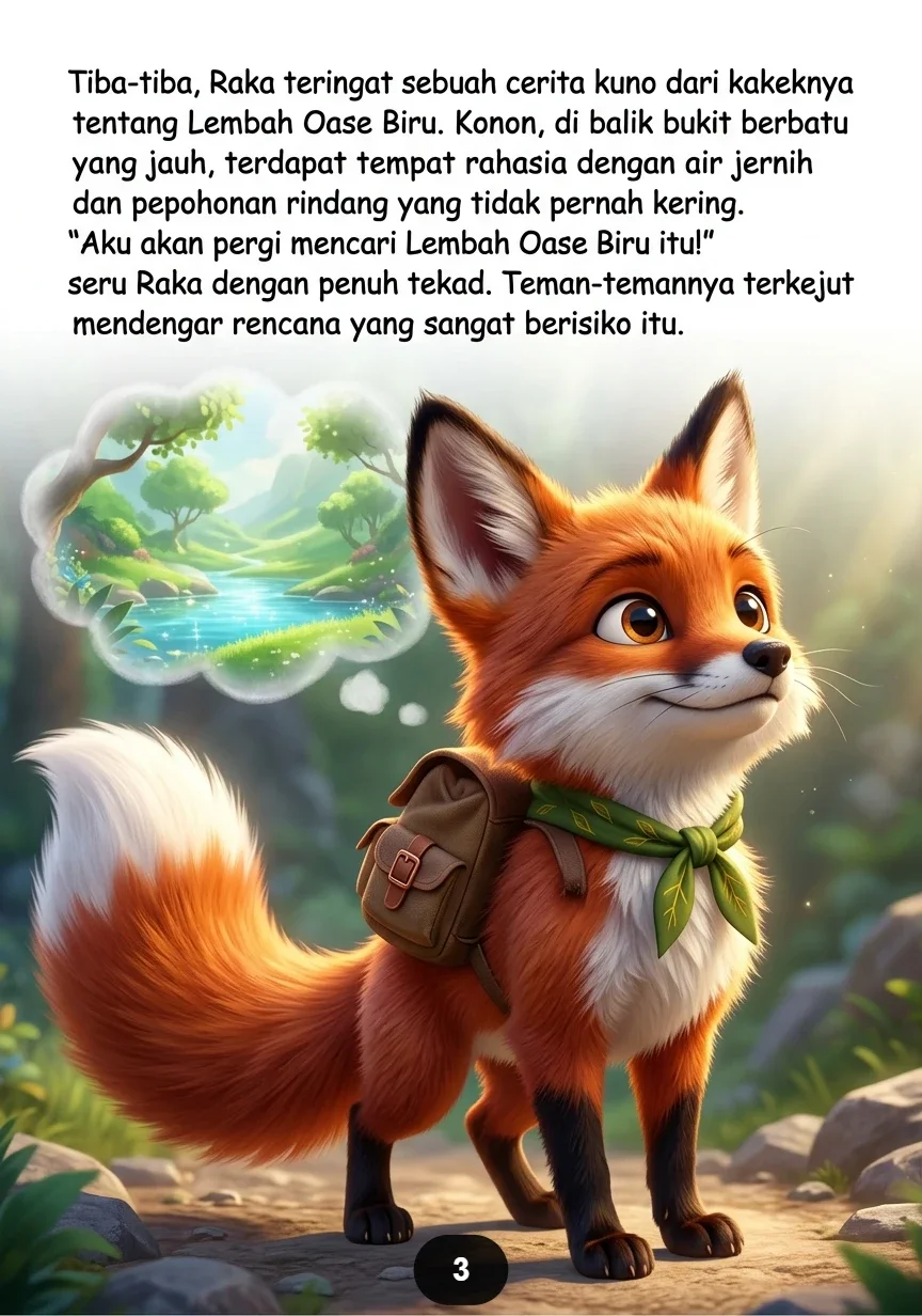 RUBAH MENCARI TEMPAT TEDUH Hari Panas Membawa Petualangan Baru preview 1