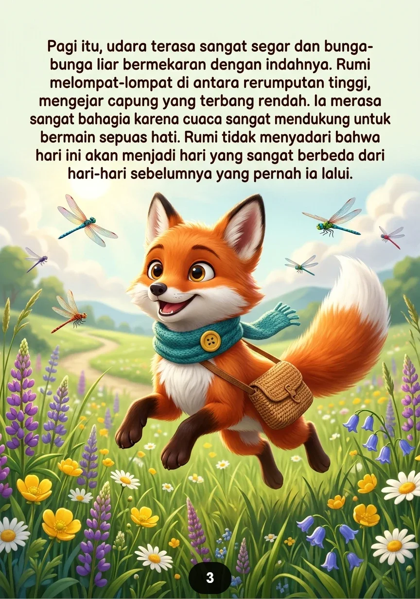 RUBAH MENGEJAR KUMBANG MERAH Kejar Kejaran Sampai Lupa Pulang preview 2