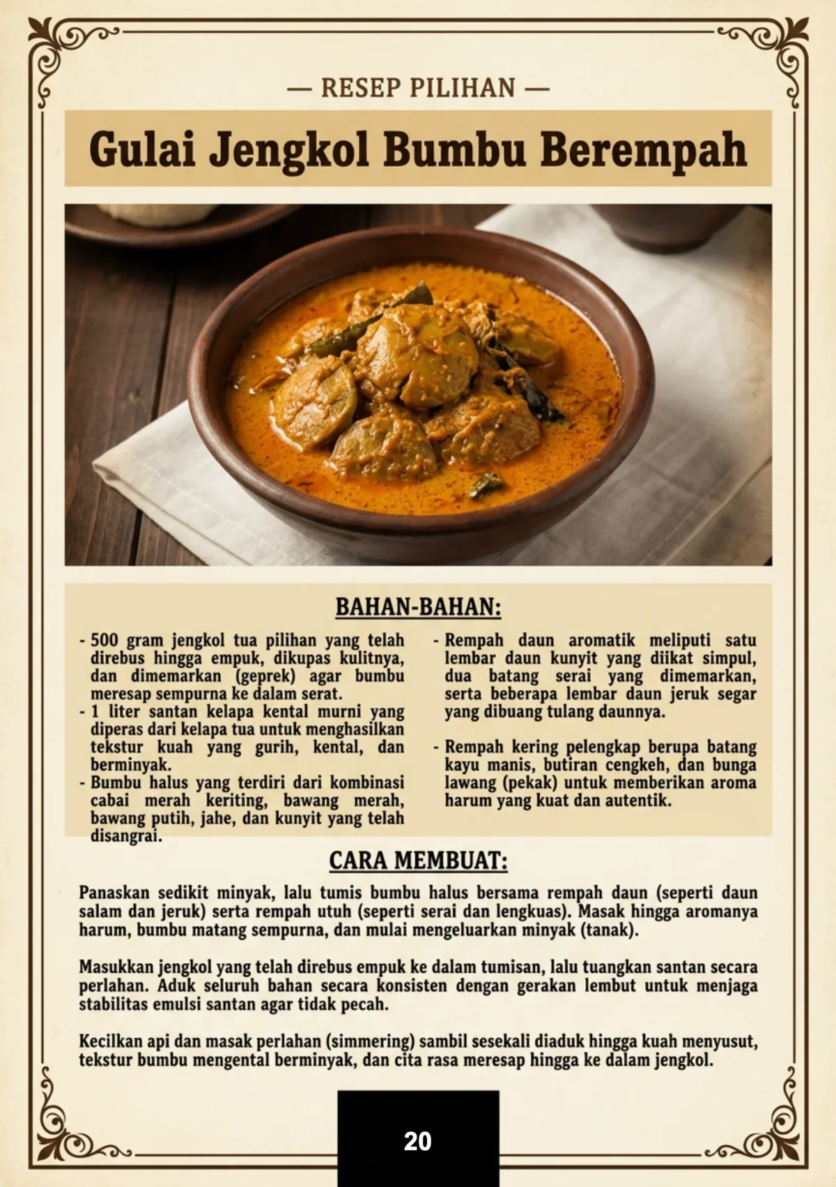 SAMBAL GULAI KHAS PADANG - Bumbu Otentik Masakan Rumah Makan preview 4