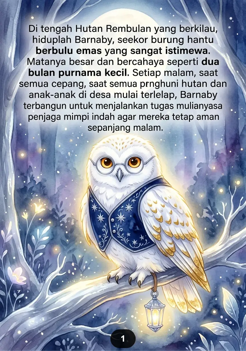 SANG BURUNG HANTU PENJAGA MIMPI Kisah Penuh Keajaiban di Malam Hari preview 1
