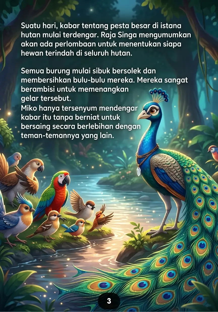 SANG BURUNG MERAK RENDAH HATI Keindahan Hati Lebih Berharga preview 2
