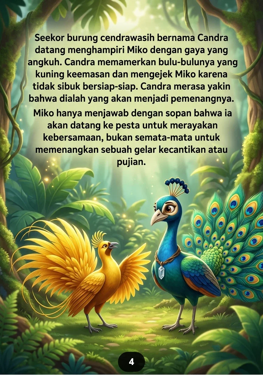 SANG BURUNG MERAK RENDAH HATI Keindahan Hati Lebih Berharga preview 3