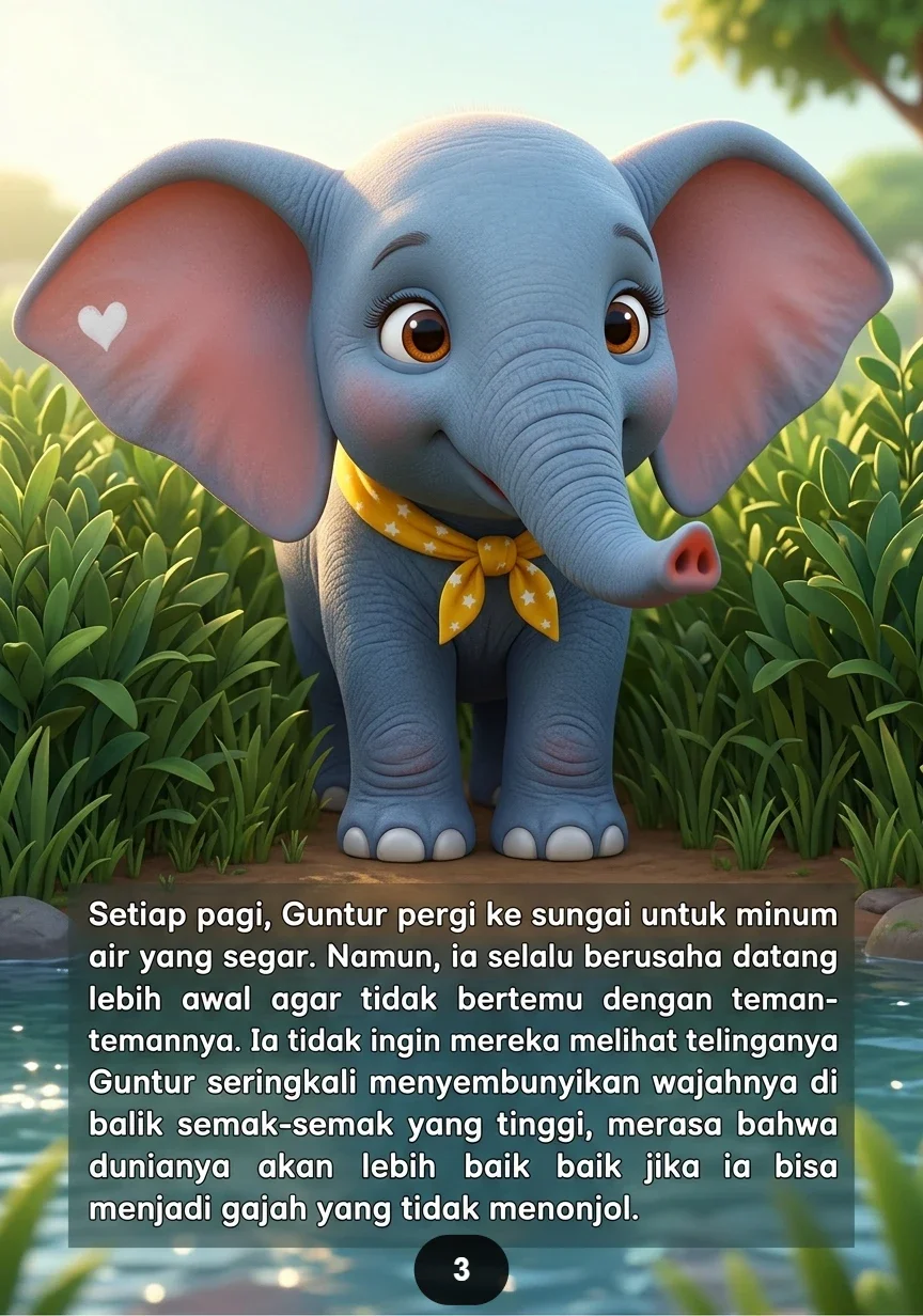SANG GAJAH KECIL YANG TAK PERNAH MENYERAH Pelajaran Berharga tentang Keberanian preview 2