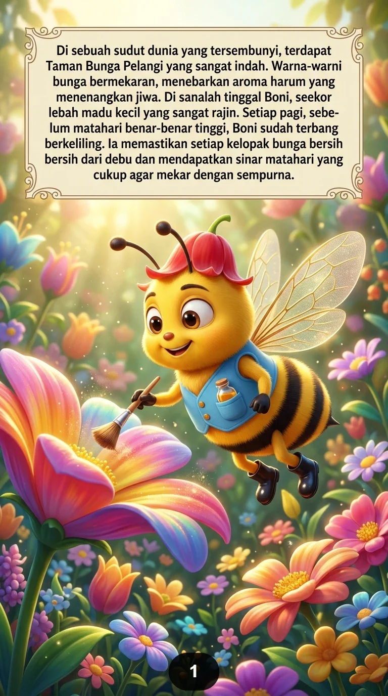 SANG LEBAH PENJAGA TAMAN BUNGA Kerja Sama yang Membuat Dunia Indah preview 1