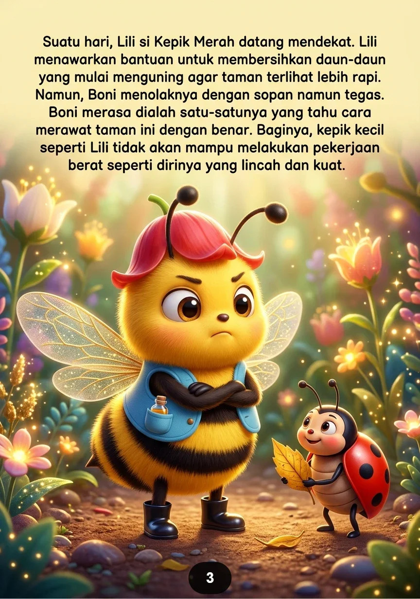 SANG LEBAH PENJAGA TAMAN BUNGA Kerja Sama yang Membuat Dunia Indah preview 3