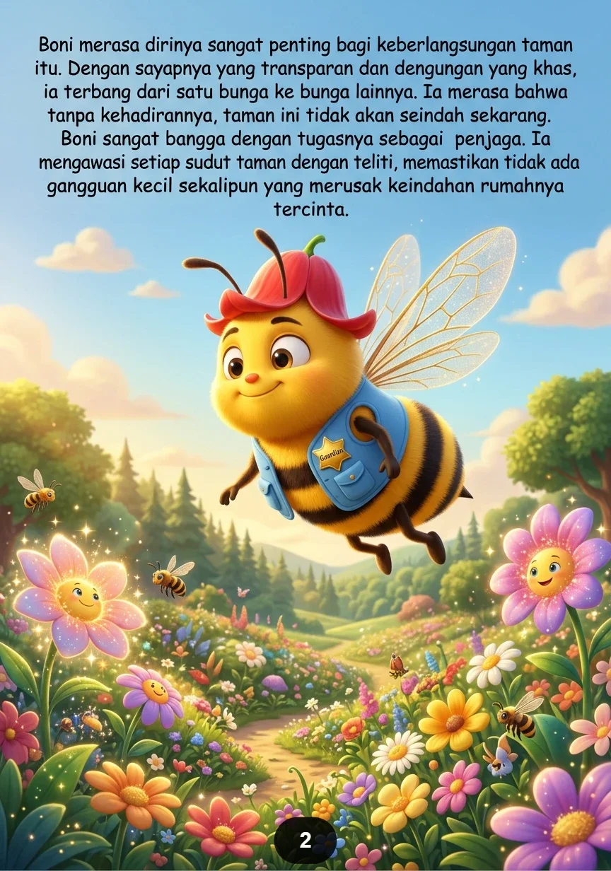 SANG LEBAH PENJAGA TAMAN BUNGA Kerja Sama yang Membuat Dunia Indah preview 2