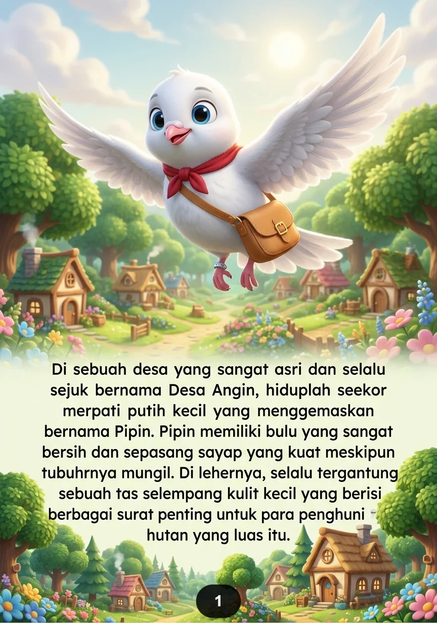 SANG MERPATI PEMBAWA SURAT Pesan Persahabatan untuk Semua preview 4