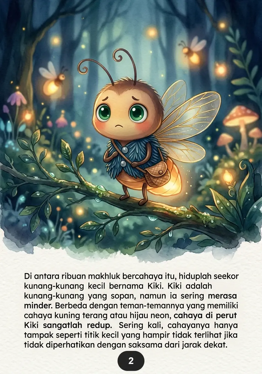 SANG PEMBAWA CAHAYA Kisah Kunang-Kunang yang Baik Hati preview 2