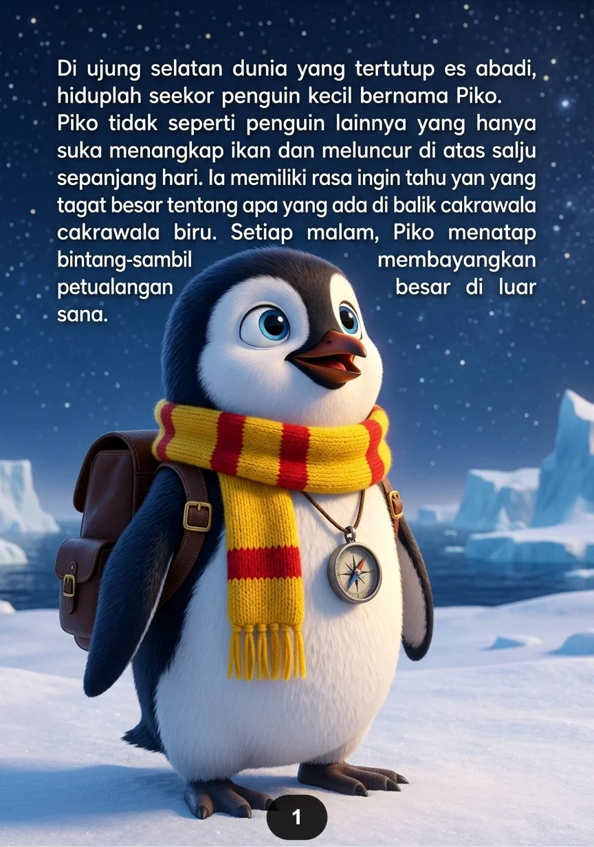 SANG PENGUIN PEMBERANI Menjelajahi Seluruh Benua preview 2