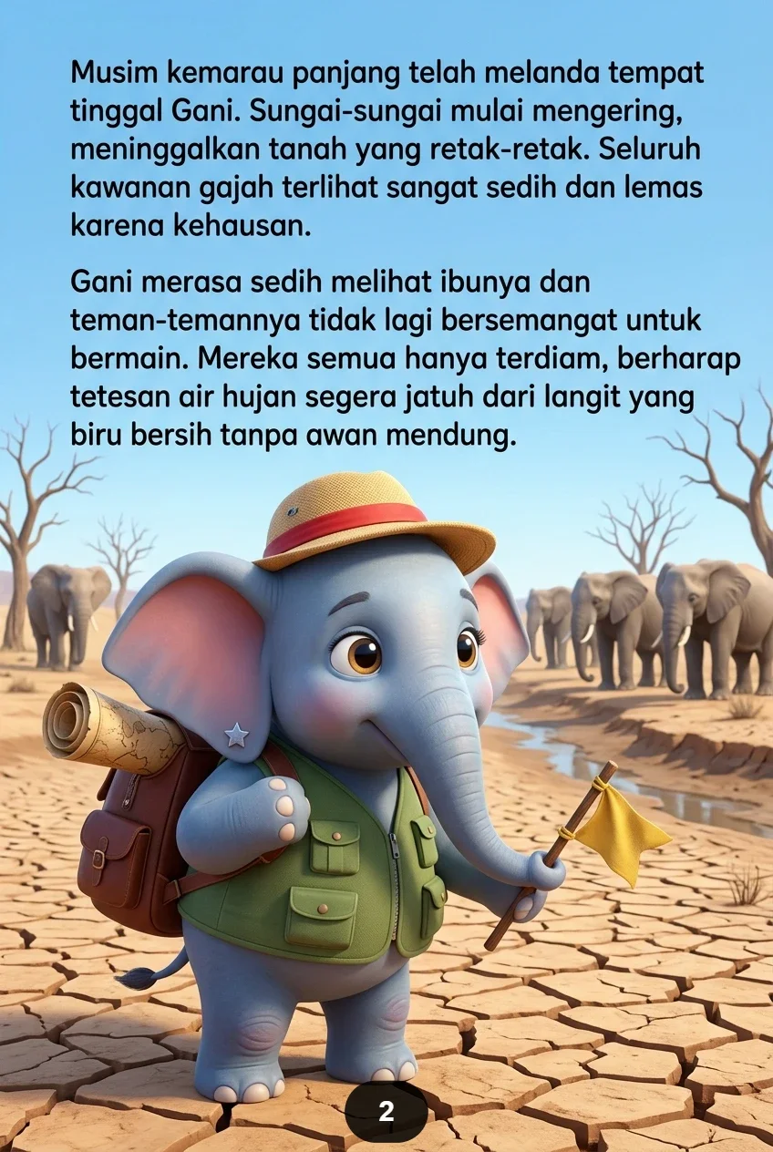 SANG PENJELAJAH CILIK Petualangan Gajah Kecil Menemukan Keajaiban preview 1