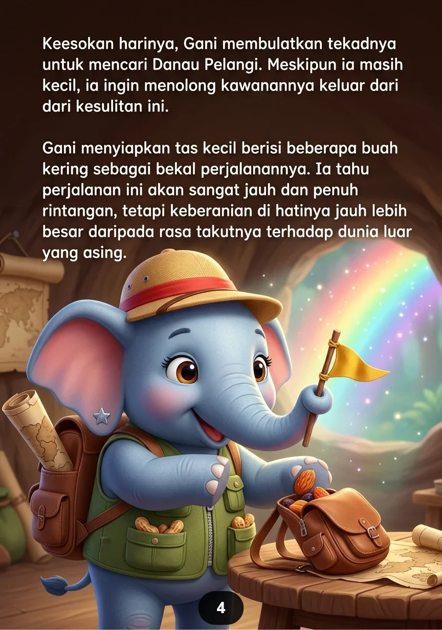 SANG PENJELAJAH CILIK Petualangan Gajah Kecil Menemukan Keajaiban preview 3