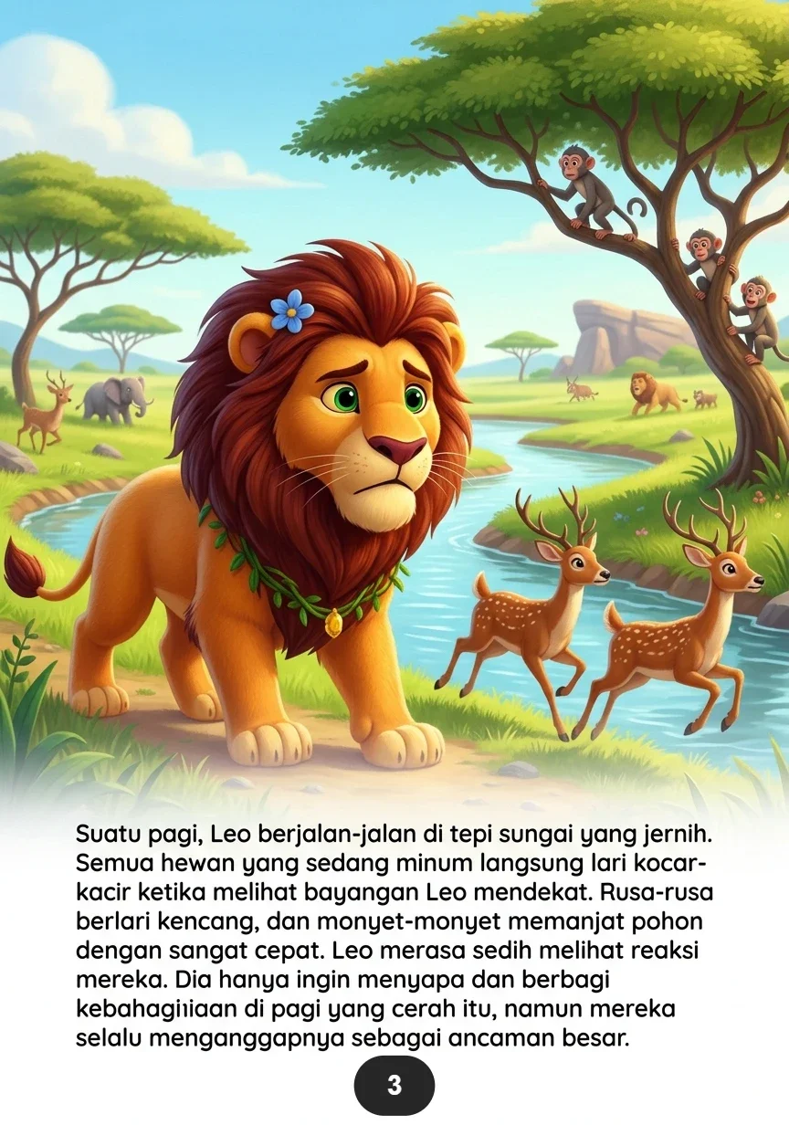 SANG SINGA YANG RAMAH Kekuatan Sejati Ada dalam Kebaikan preview 2