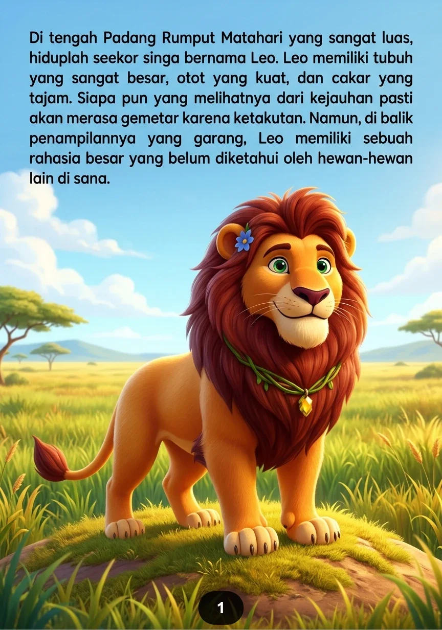 SANG SINGA YANG RAMAH Kekuatan Sejati Ada dalam Kebaikan preview 4