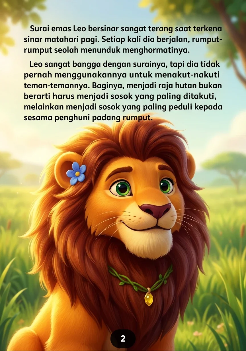 SANG SINGA YANG RAMAH Kekuatan Sejati Ada dalam Kebaikan preview 1