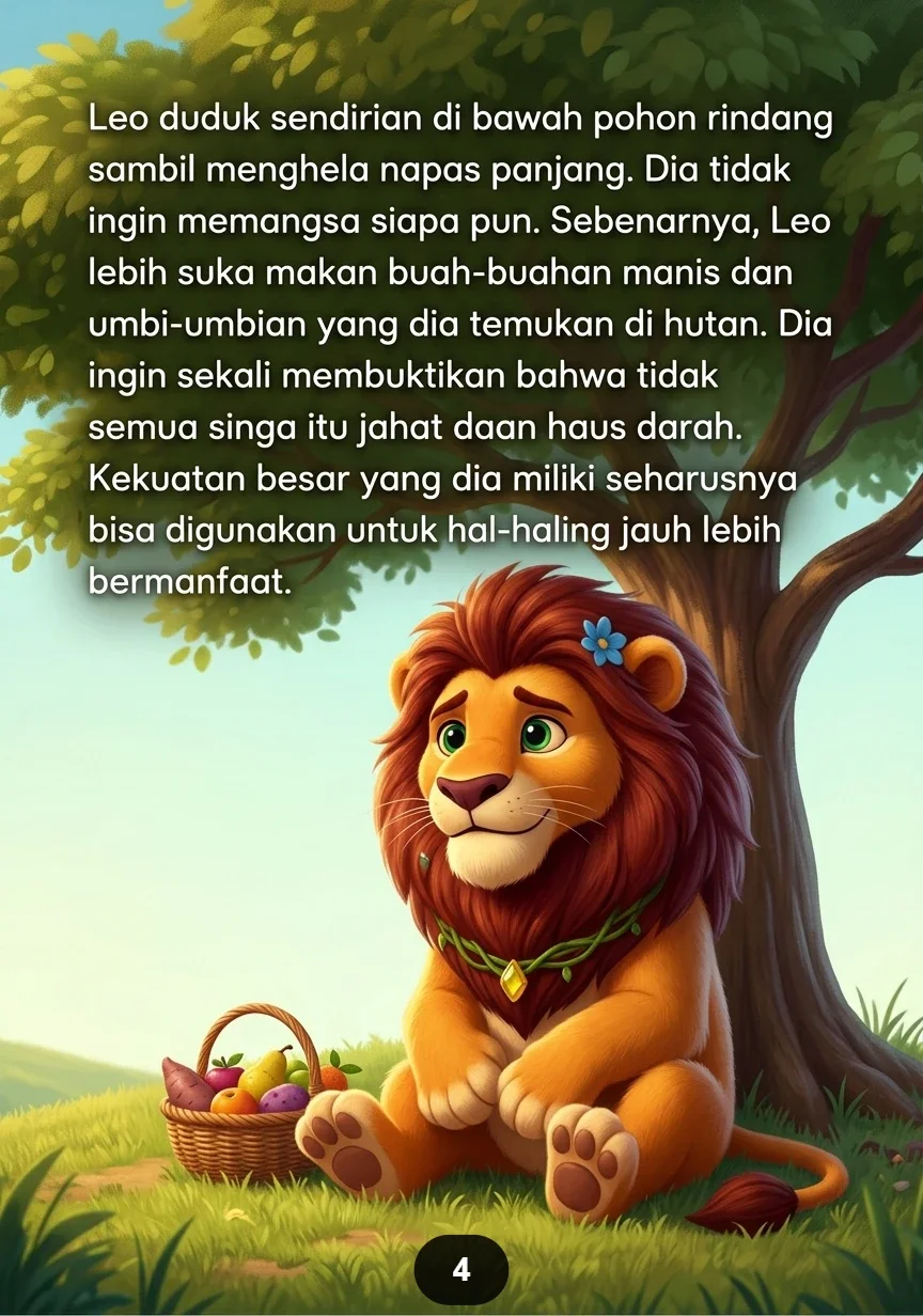 SANG SINGA YANG RAMAH Kekuatan Sejati Ada dalam Kebaikan preview 3
