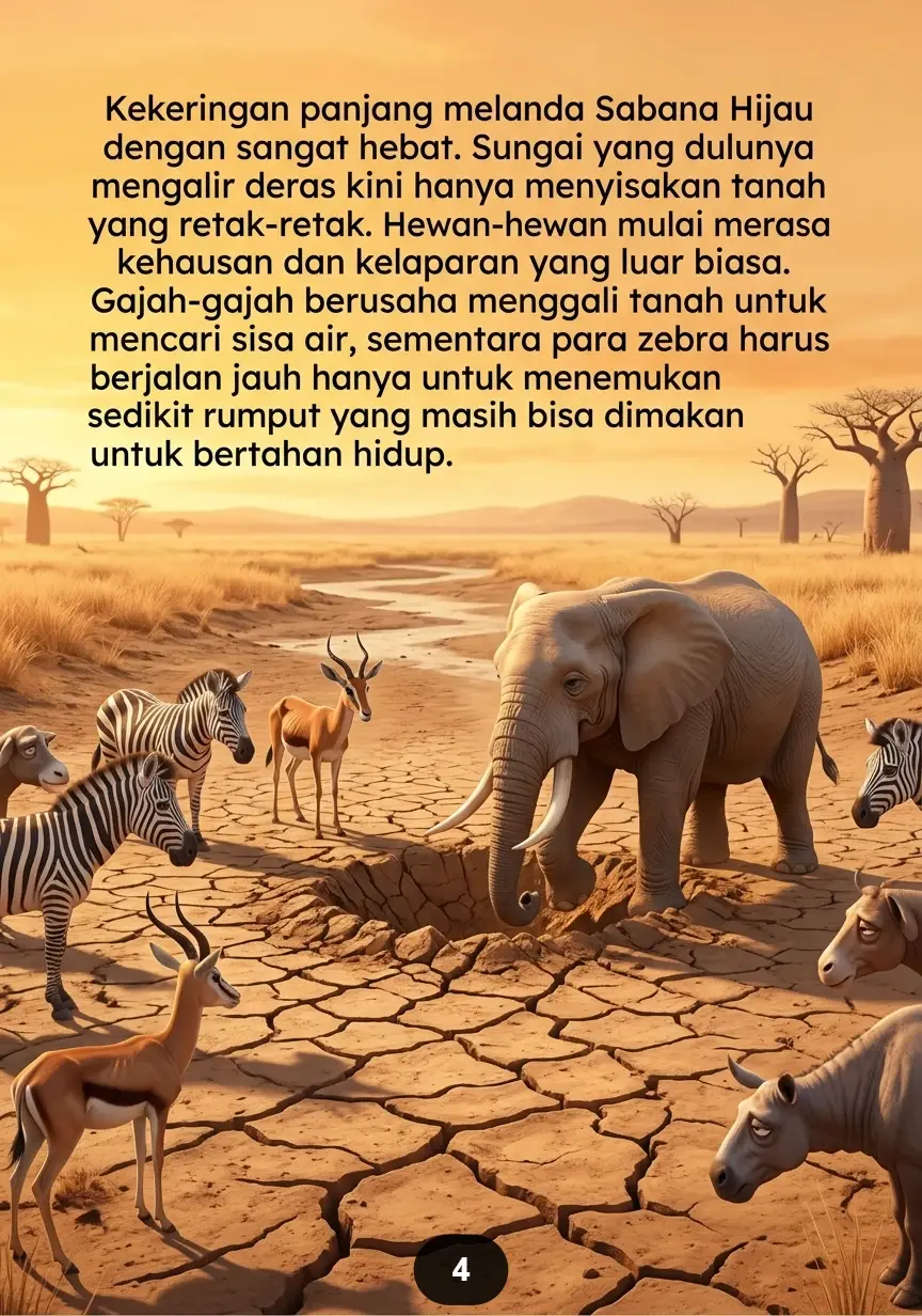 SANG SINGA YANG SUKA BERBAGI Kebaikan Seorang Raja Hutan preview 2