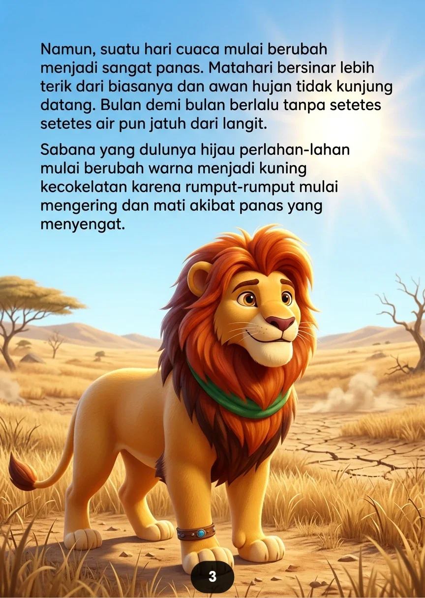 SANG SINGA YANG SUKA BERBAGI Kebaikan Seorang Raja Hutan preview 4