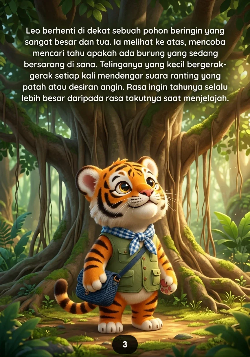 SARANG LEBAH HARIMAU KECIL Rasa Penasaran Membawa Masalah Lucu preview 4