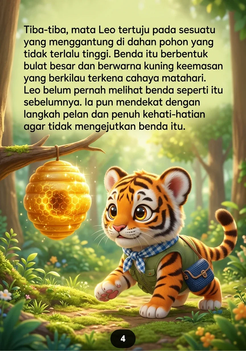 SARANG LEBAH HARIMAU KECIL Rasa Penasaran Membawa Masalah Lucu preview 1
