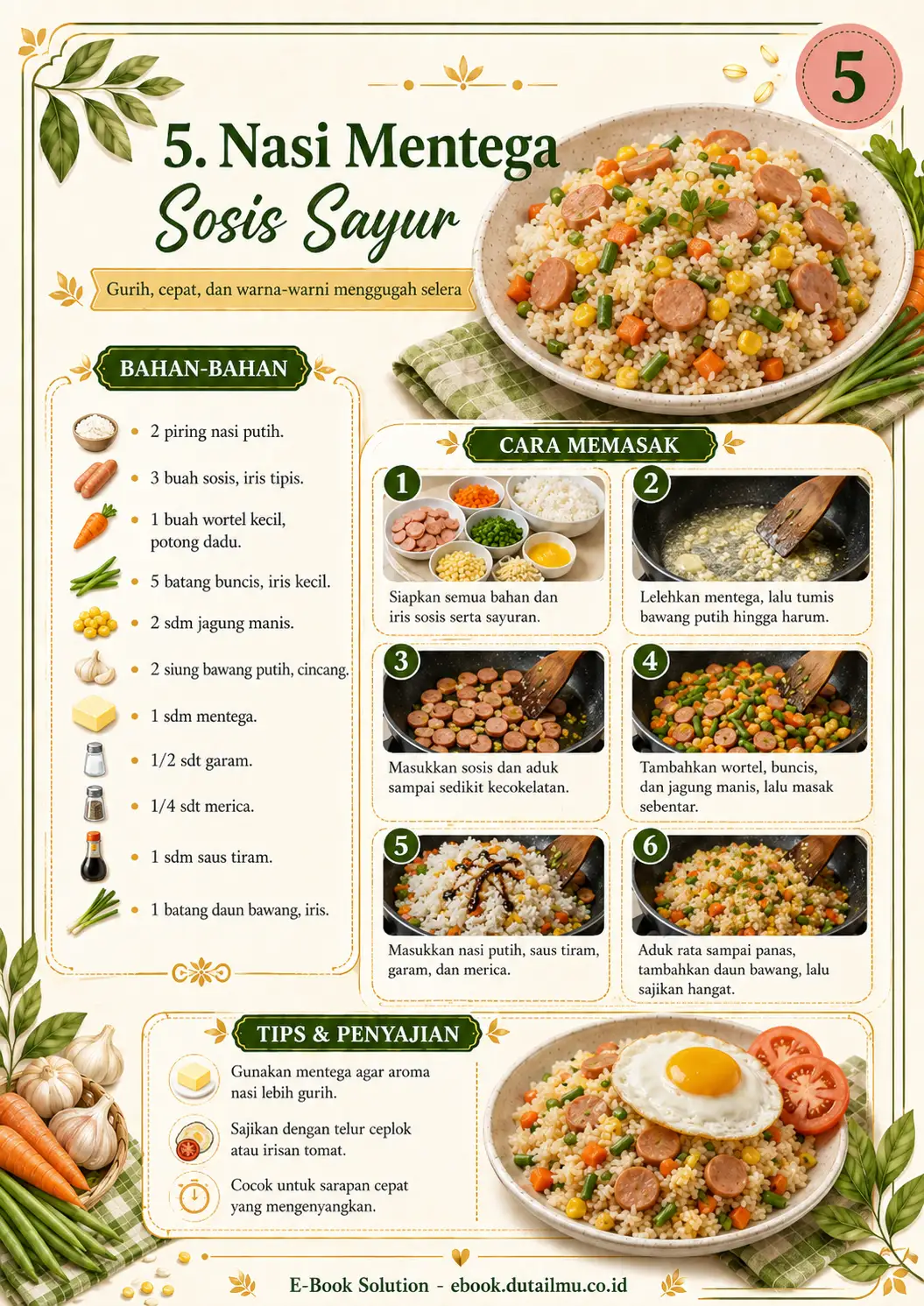 SARAPAN CEPAT KELUARGA SEHAT	Menu Pagi Praktis Penuh Energi preview 4