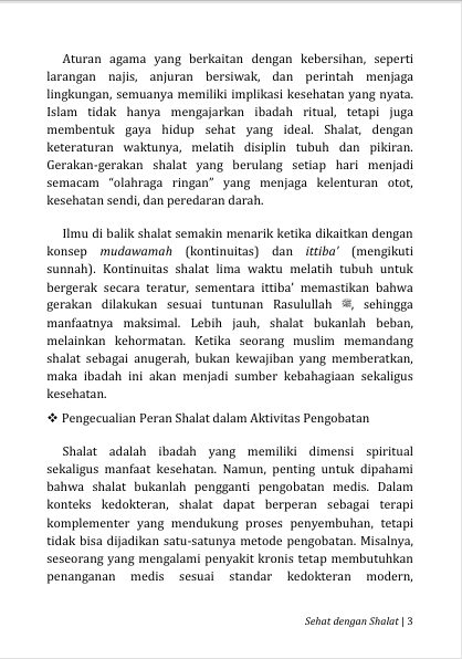 SEHAT DENGAN SHOLAT - Terapi Fisik dan Mental Melalui Ritual Ibadah preview 3