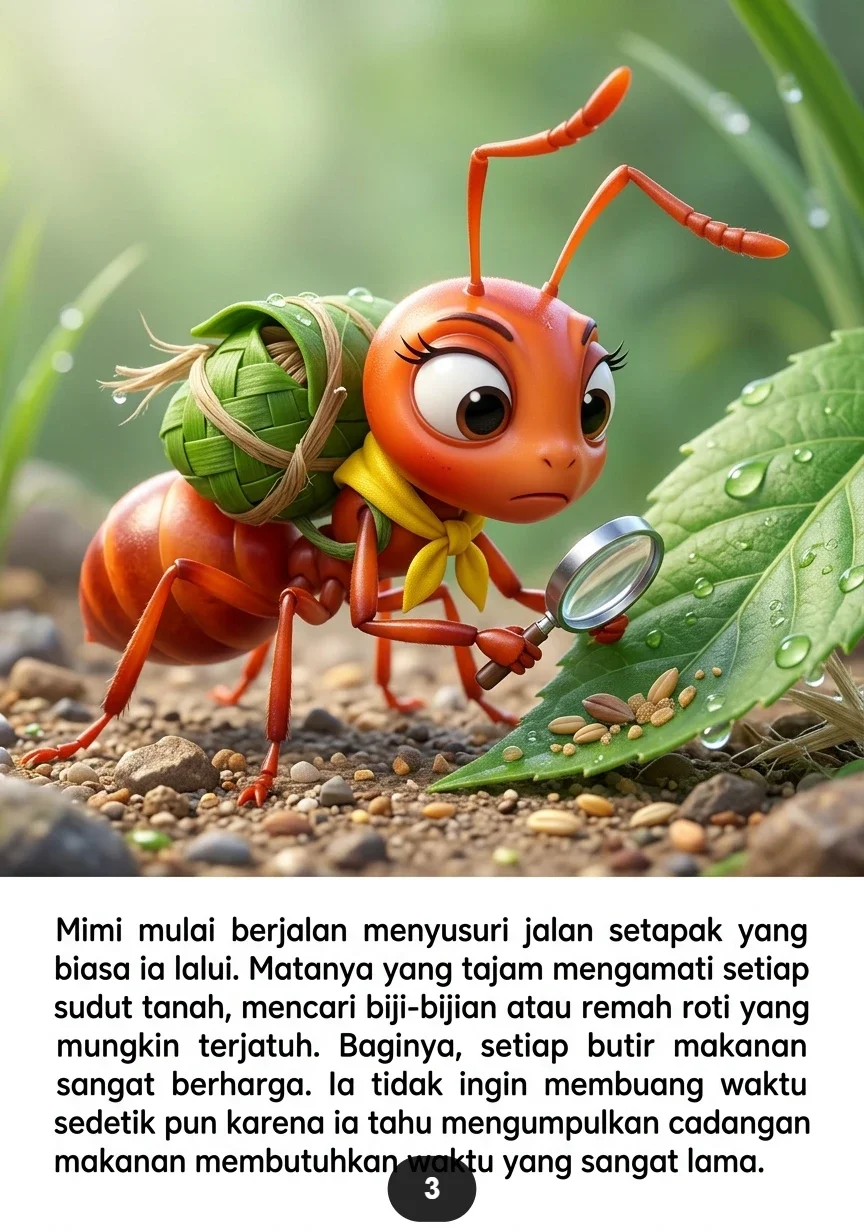 SEMUT YANG RAJIN Kisah Teladan Dari Makhluk kecil preview 3