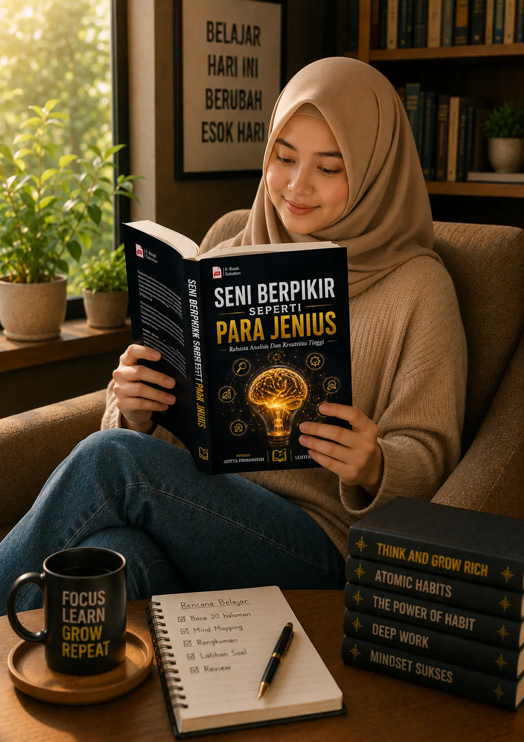 SENI BERPIKIR SEPERTI PARA JENIUS-Rahasia Analisis Dan Kreativitas Tinggi preview 1