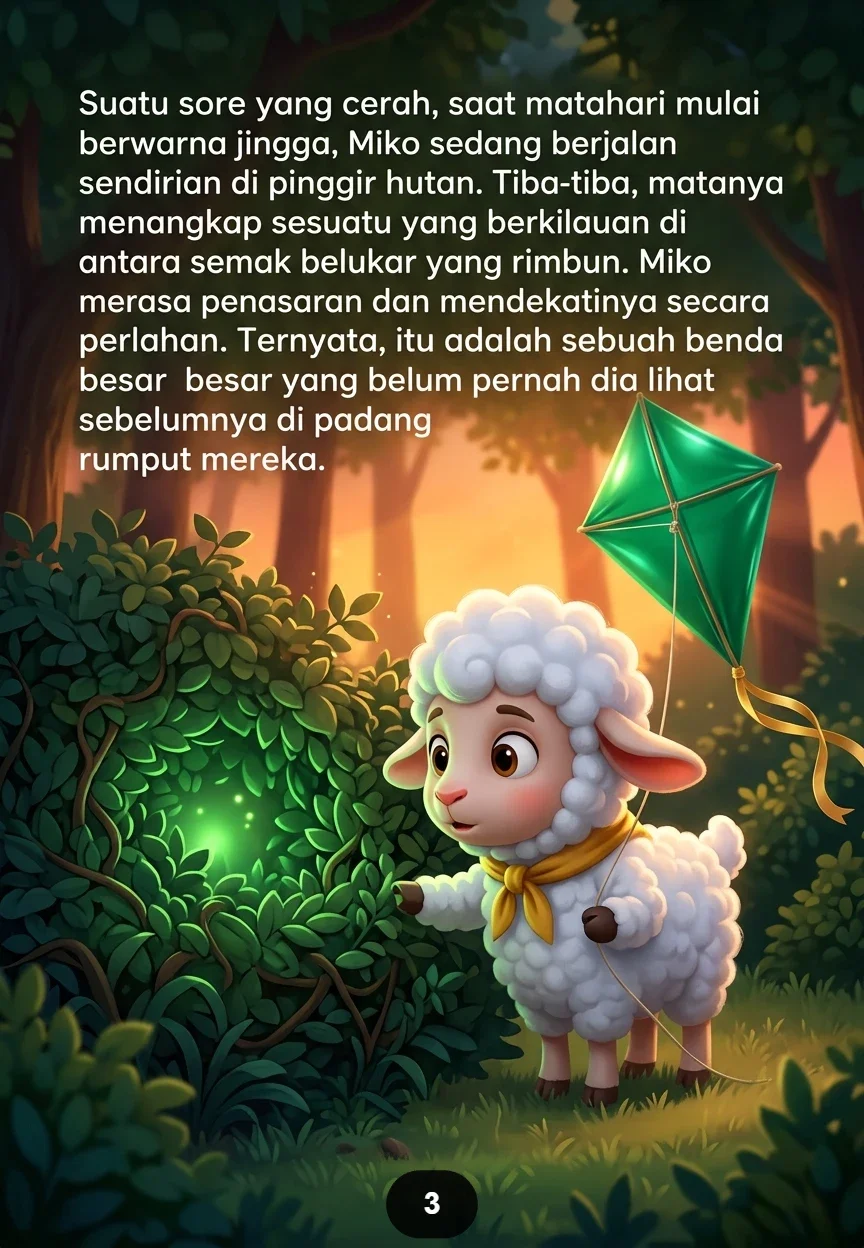SI ANAK DOMBA DAN LAYANG-LAYANG HIJAU Mengejar Mimpi Hingga ke Langit preview 1