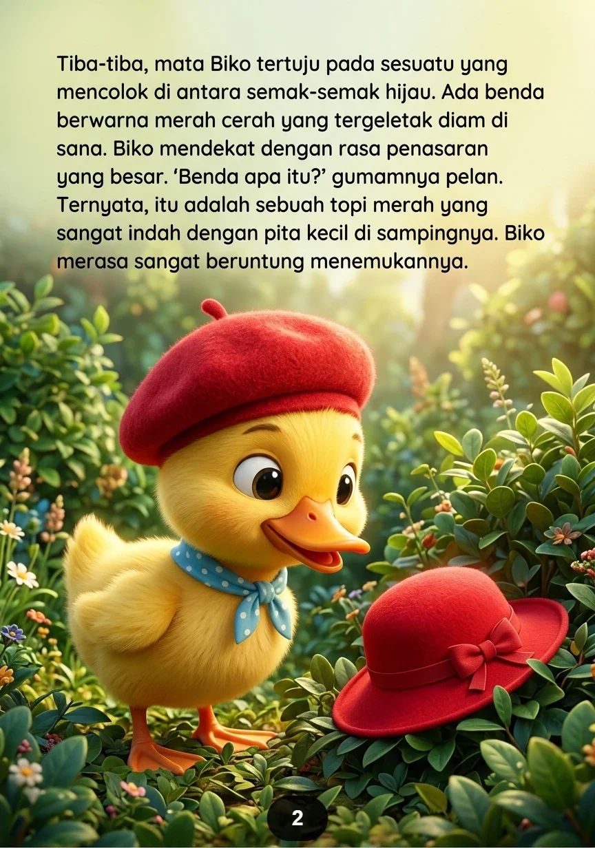 SI BEBEK DAN TOPI MERAH Petualangan Lucu di Tepi Danau preview 2