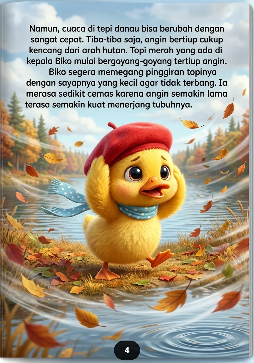 SI BEBEK DAN TOPI MERAH Petualangan Lucu di Tepi Danau preview 4