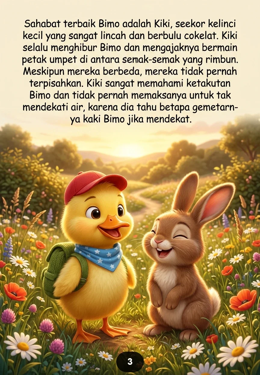 SI BEBEK PEMBERANI MENYEBERANG SUNGAI Belajar Menghadapi Rasa Takut preview 3