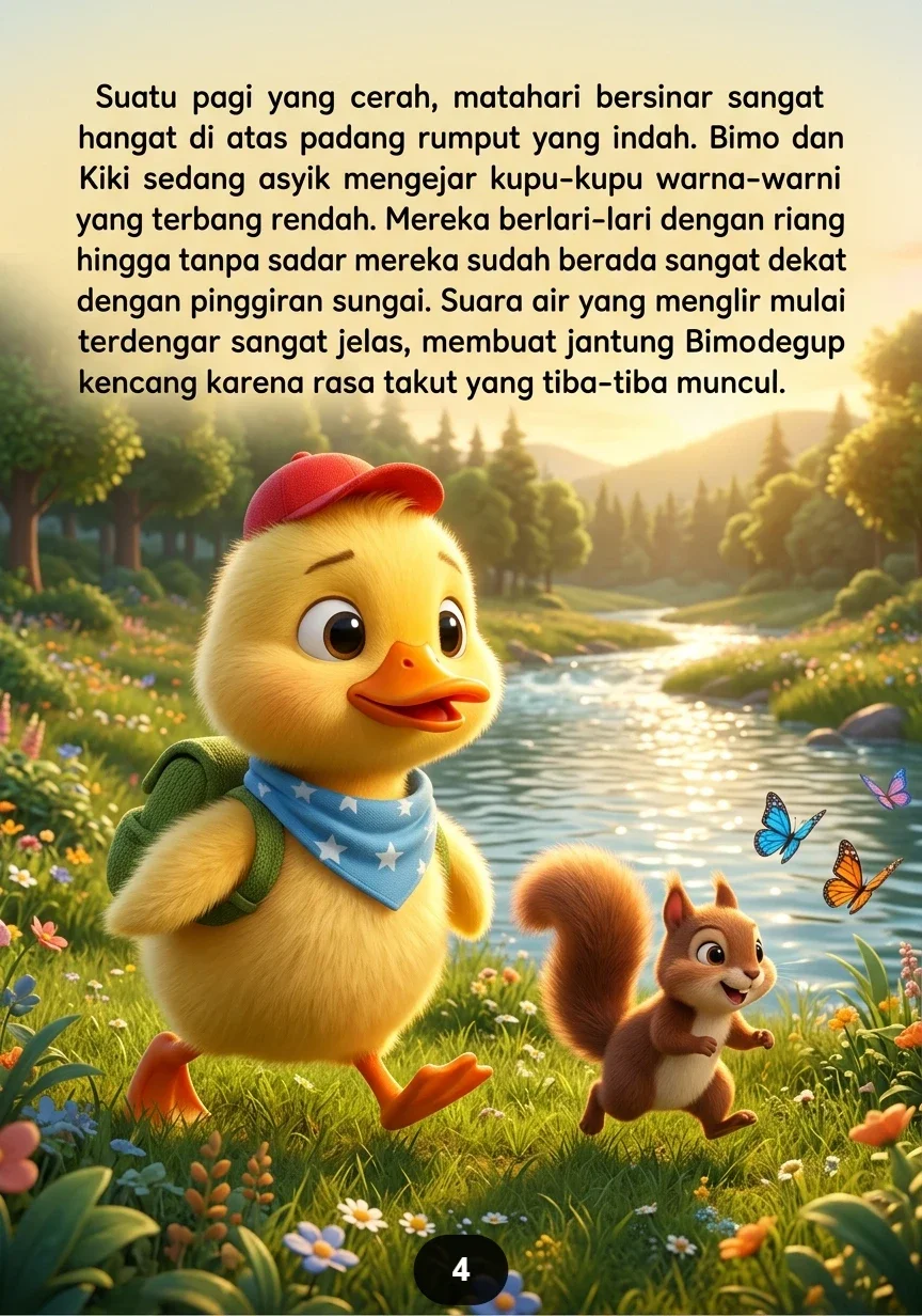 SI BEBEK PEMBERANI MENYEBERANG SUNGAI Belajar Menghadapi Rasa Takut preview 1