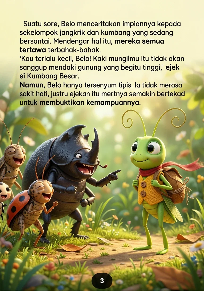 SI BELALANG PELONCAT HEBAT Lompatan Menuju Impian preview 2