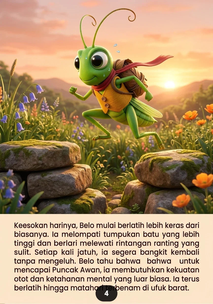 SI BELALANG PELONCAT HEBAT Lompatan Menuju Impian preview 3