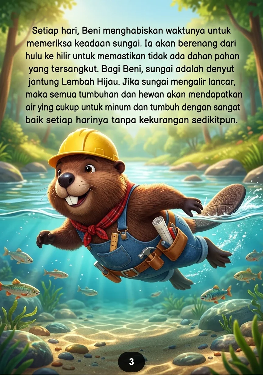 SI BERANG-BERANG PEMBANGUN DESA Kerja Sama Membawa Kebahagiaan preview 2