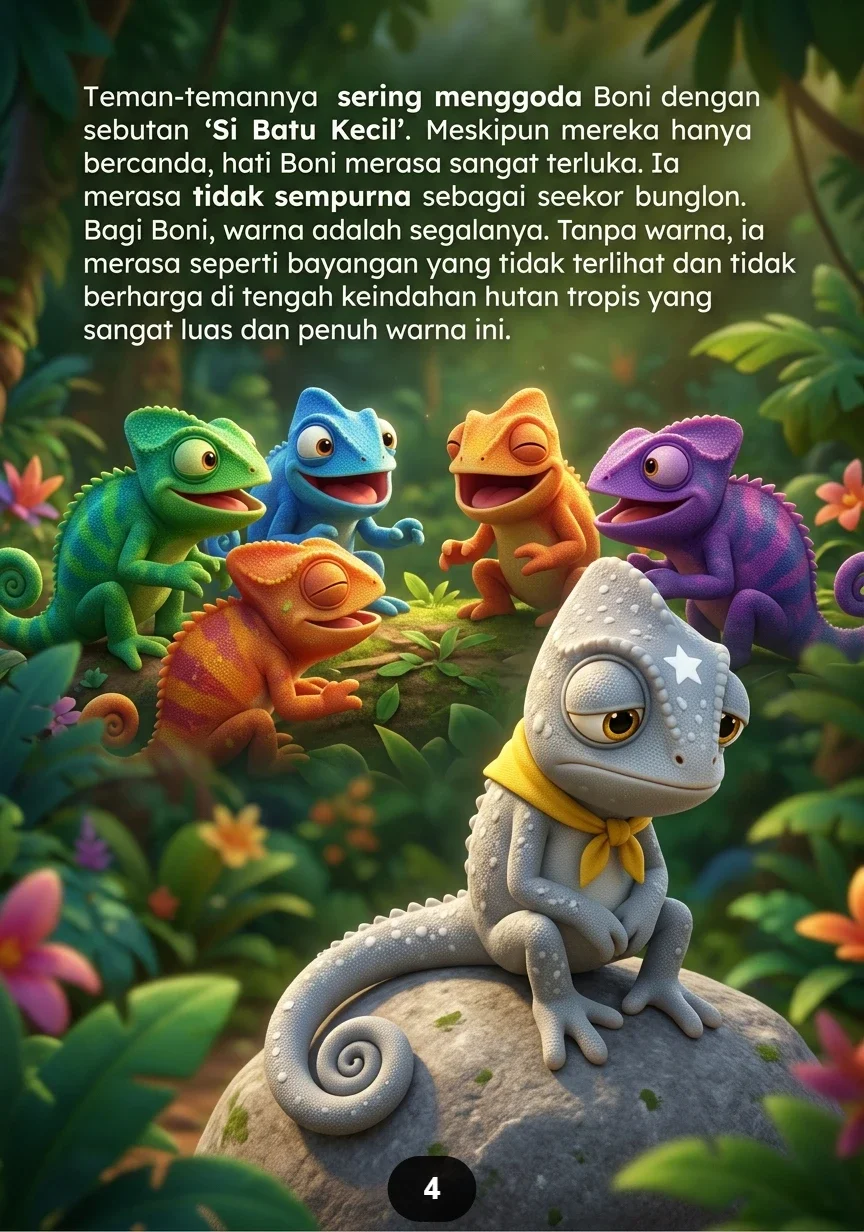 SI BUNGLON DAN WARNA PERTAMA Belajar Menjadi Diri Sendiri preview 4