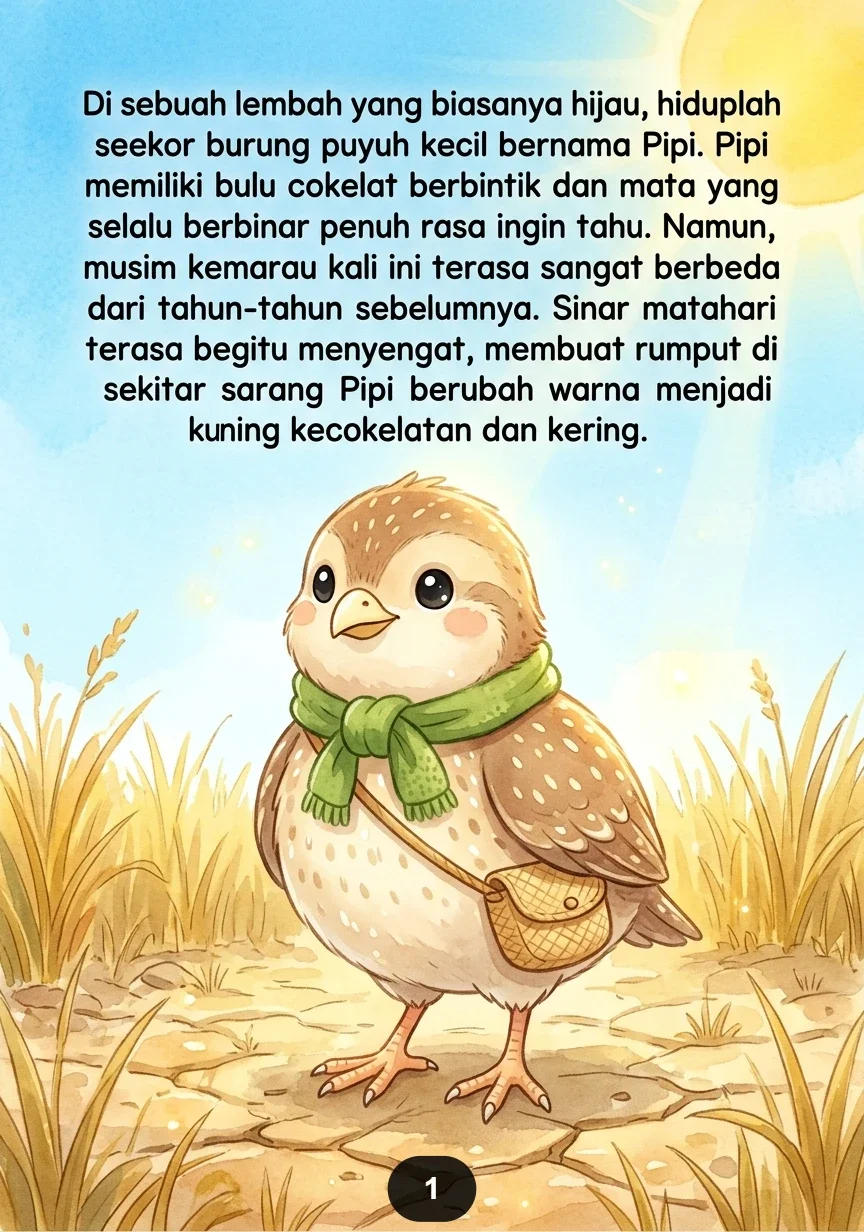 SI BURUNG PUYUH DAN TELUR EMAS Kejutan Kecil yang Membawa Harapan preview 2