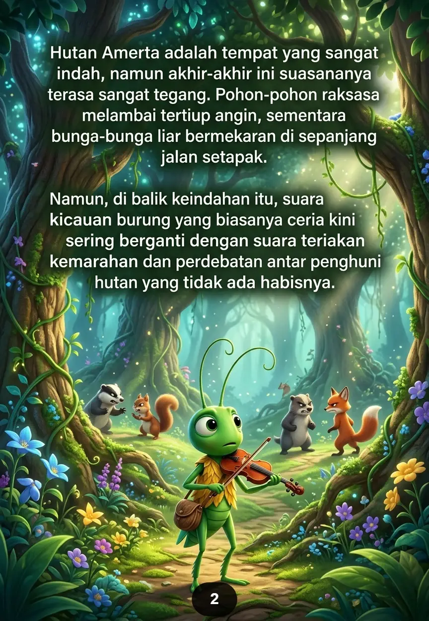 SI JANGKRIK PENYANYI HUTAN Melodi untuk Semua Hewan preview 3