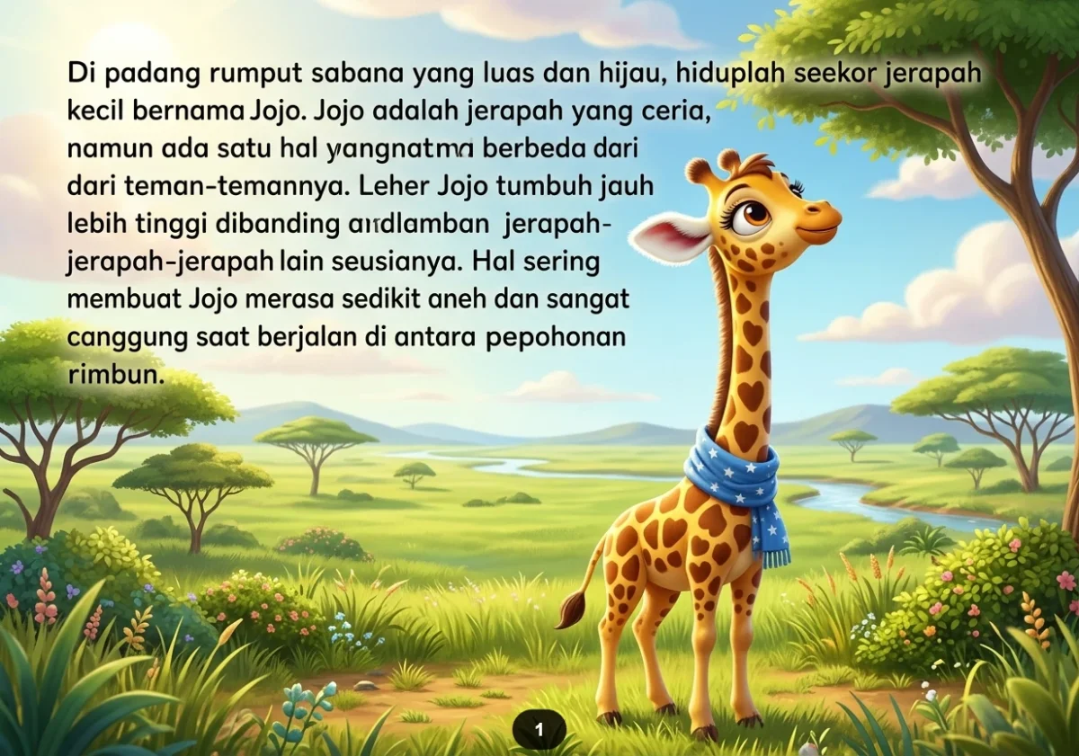 SI JERAPAH BERLEHER PANJANG Melihat Dunia dari Sudut yang Berbeda preview 3