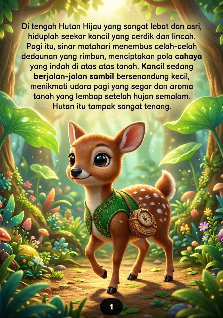 SI KANCIL DAN WORTEL EMAS Petualangan Mencari Kejujuran preview 4