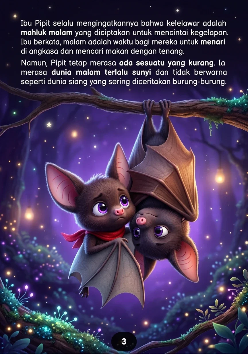 SI KELELAWAR KECIL Mimpi Besar di Langit Malam preview 4