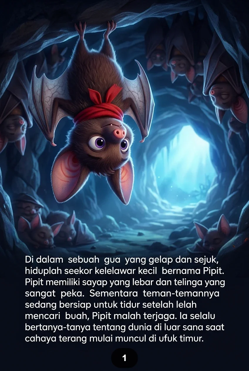 SI KELELAWAR KECIL Mimpi Besar di Langit Malam preview 3