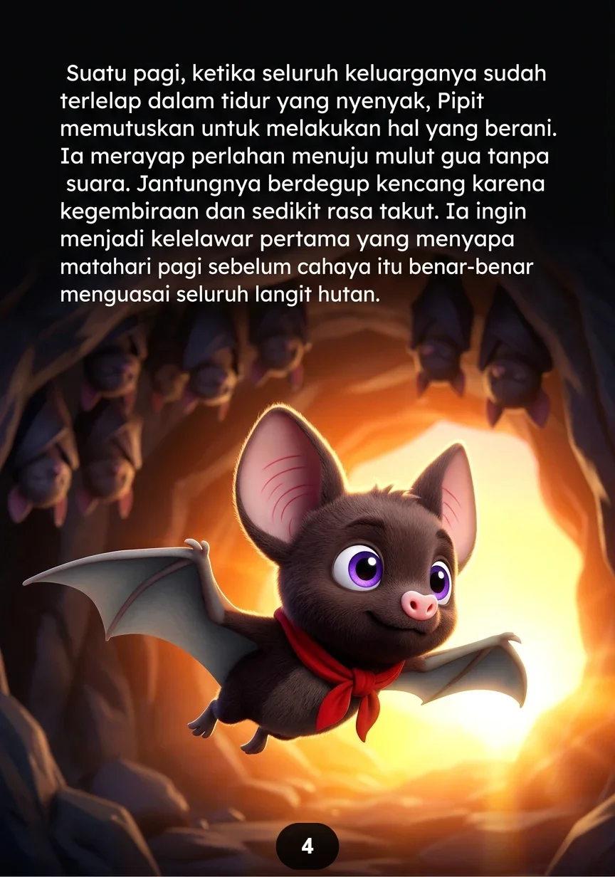 SI KELELAWAR KECIL Mimpi Besar di Langit Malam preview 2