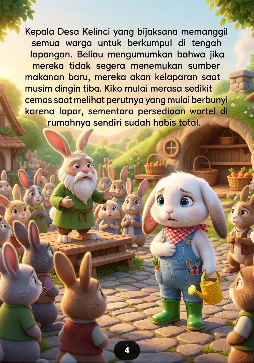 SI KELINCI DAN WORTEL RAKSASA Pelajaran tentang Kerja Keras preview 2