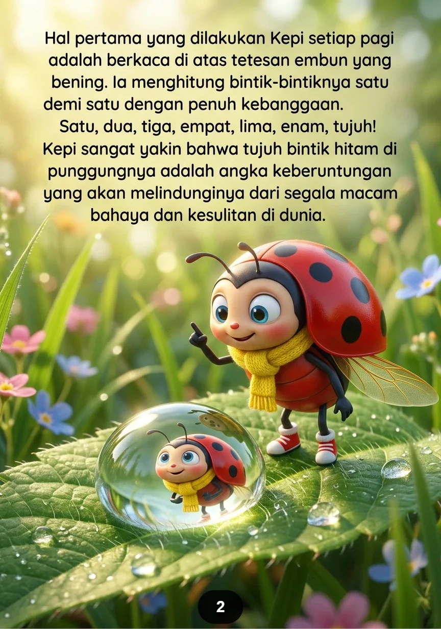 SI KEPIK BERBINTIK TUJUH Keberuntungan untuk Semua Teman preview 1