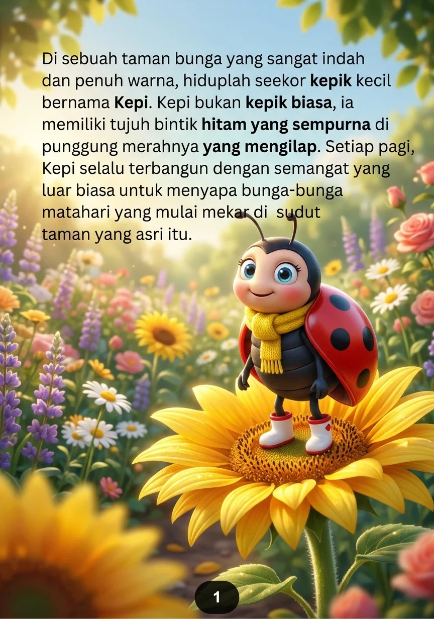 SI KEPIK BERBINTIK TUJUH Keberuntungan untuk Semua Teman preview 4